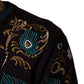 Bordeaux Cashmere Crown Embroidered Sweater