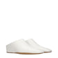 White Leather Slippers