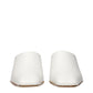 White Leather Slippers