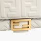 FF Embossed Baguette Nappa Leather Bag