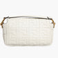 FF Embossed Baguette Nappa Leather Bag