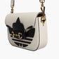 Gucci x Adidas Horsebit 1955 White Black Calfskin Leather Shoulder Bag