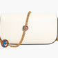 Gucci x Adidas Horsebit 1955  White Black Calfskin Leather Shoulder Bag