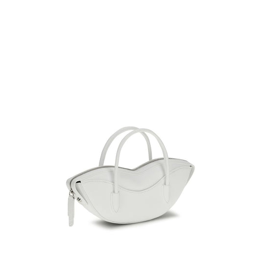 White Calf Leather Bos Taurus Shoulder Bag
