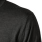Gray Long Sleeves Crew Neck Pullover Sweater