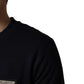 Black Logo Plaque Jersey Sweatshirt Cotton Sweater