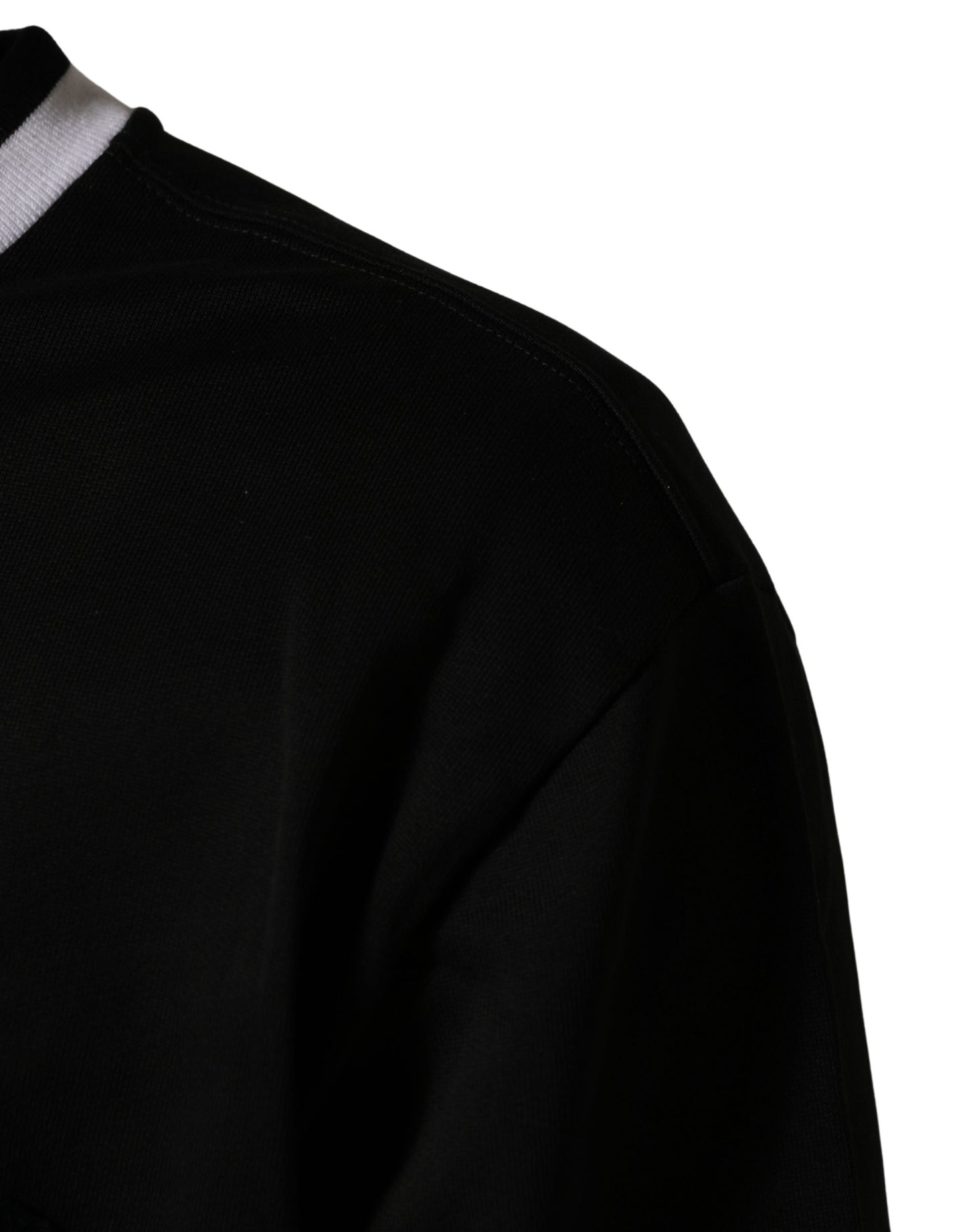 Black DGLogo Print Cotton Sweatshirt Sweater