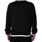 Black DGLogo Print Cotton Sweatshirt Sweater