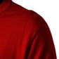 Red Eye Print Crew Neck Pullover Sweater
