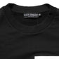 Black Logo Milano Cotton Sweatshirt Sweater