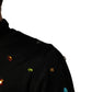 Black Crystal Embellished TurtleNeck Sweater