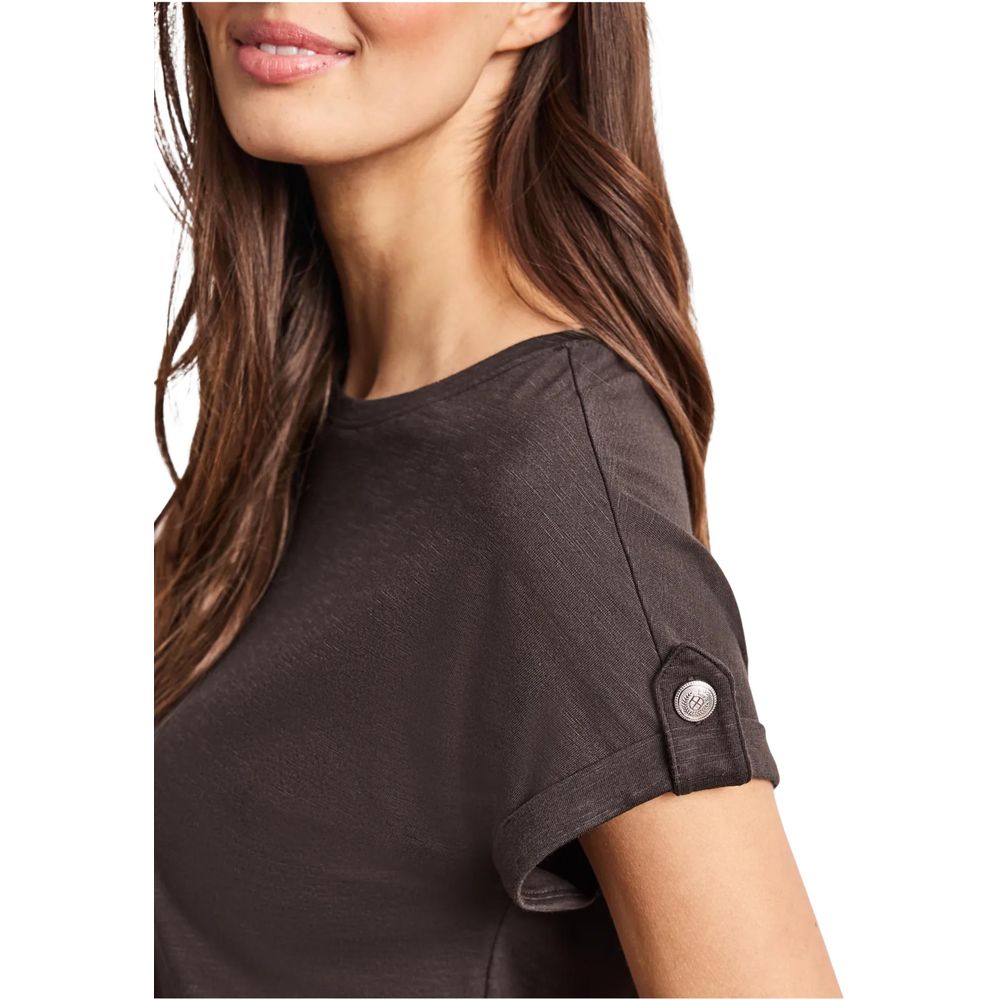 Brown Cotton T-Shirt