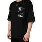 Black Camouflage Pocket Oversized T-shirt