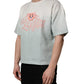 Green Tie-Dye Graphic Print Cotton Crewneck  T-shirt