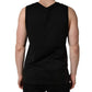 Black Cotton Sleeveless Men Tank Top T-shirt