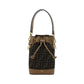 Brown Polyester Backet Bag
