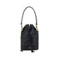 Black Calf Leather Bos Taurus Backet Bag
