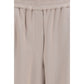 Beige Cotton Bermuda Shorts