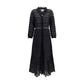Black Cotton Casual Dress