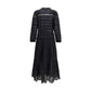 Black Cotton Casual Dress