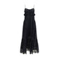 Black Cotton Casual Dress