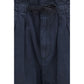 Black Cotton Bermuda Shorts