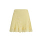Bicolor Viscose Mini Skirt