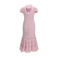 Multicolor Polyester Cocktail Dress