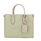 Michael Kors Mirella Small Powder Blush Canvas Shopper Crossbody Handbag Purse