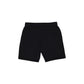 Black Cotton Bermuda Shorts