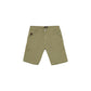 Green Cotton Bermuda Shorts