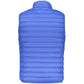 Blue Polyester Men's Vest