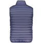 Blue Polyester Men's Jacket
