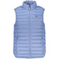 Blue Polyester Men's Jacket