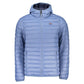Blue Polyamide Men Jacket
