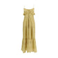 Beige Cotton Casual Dress