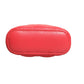 Red Caviar Quilted Small Vertical Coco Beauty Vanity Case with Chain