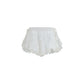 White Cotton Bermuda Shorts