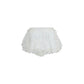 White Cotton Bermuda Shorts