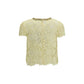 Bicolor Polyester Blouse
