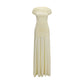 Bicolor Viscose Casual Dress
