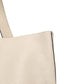 White Web Sherry Logo Print Tote Bag