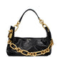 Black Leather Shoulder Bag