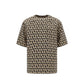 Brown Silk T-Shirt