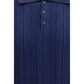 Blue Cotton Polo Shirt