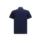 Blue Cotton Polo Shirt