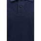 Blue Cotton Polo Shirt