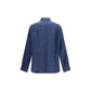 Blue Linen Blouse