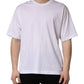 White Oversized Cotton Men Crew Neck T-shirt