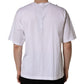 White Oversized Cotton Men Crew Neck T-shirt